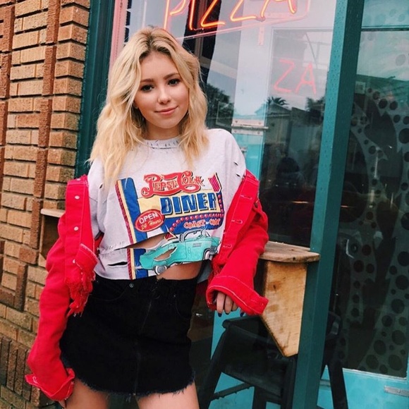 LF Denim - Black zipper skirt from LF